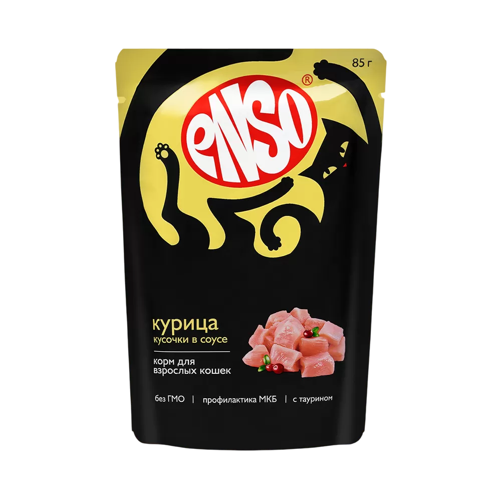ENSO Пауч для кошек (Курица в соусе), 85 г