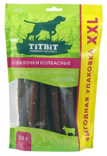ТИТБИТ Палочки колбасные XXL, 550 г