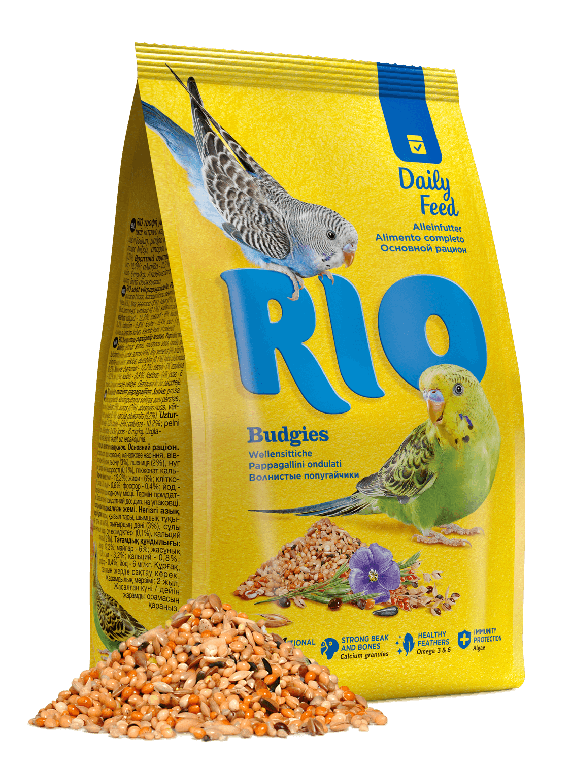 RIO Корм для волнистых попугаев, 500г