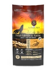Ambrosia Adult Mini (Лосось, Кролик), 1.5кг